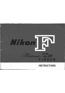 Nikon Photomic Tn Finder manual. Camera Instructions.